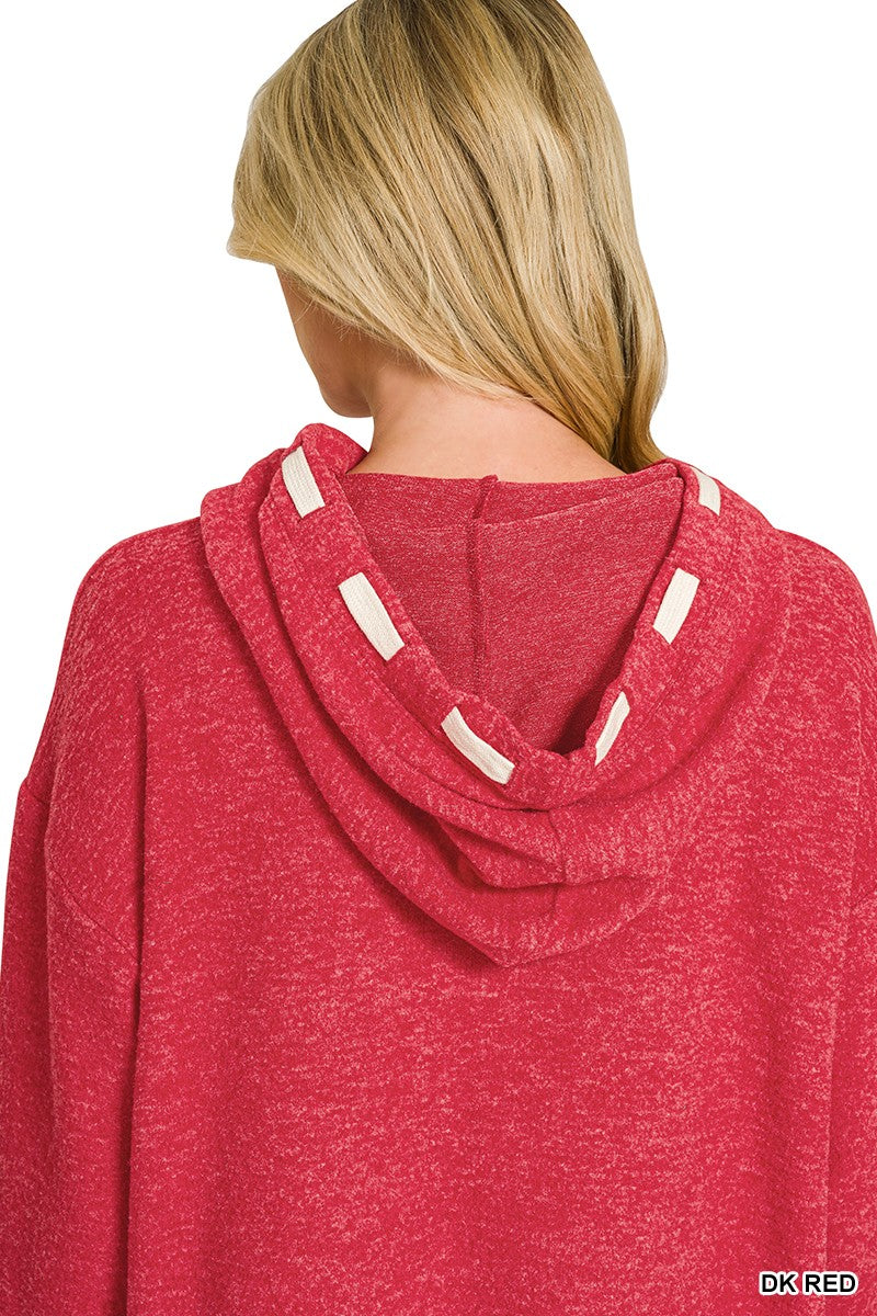 Soft Brushed Hacci Hoodie