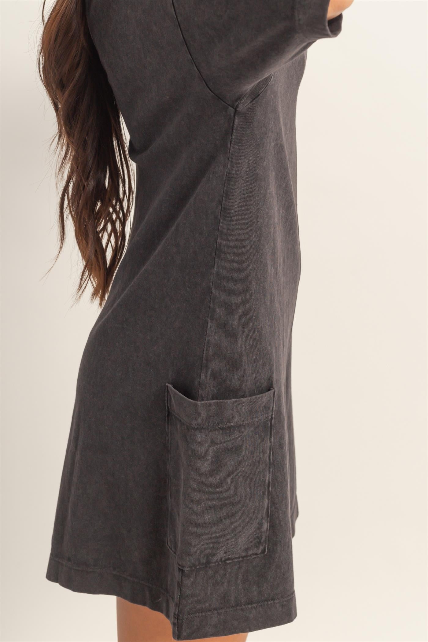 Mineral Wash V Back Romper