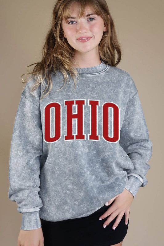 Ohio Puff Mineral Wash Sweatshirt