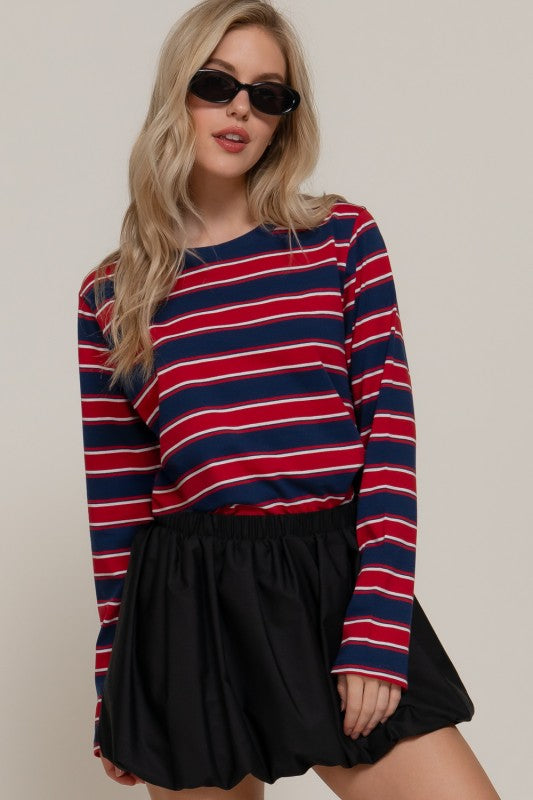 Long Sleeve Multistripe Tee