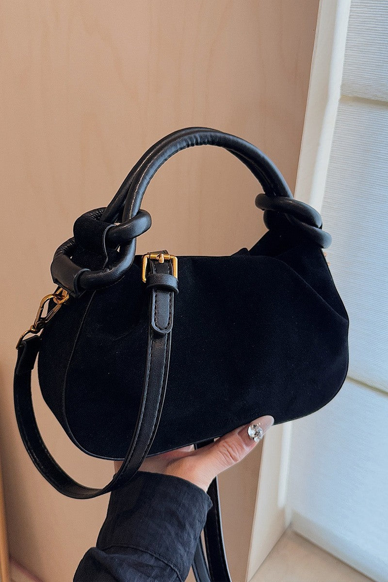 Rached Faux Suede Tote Bag