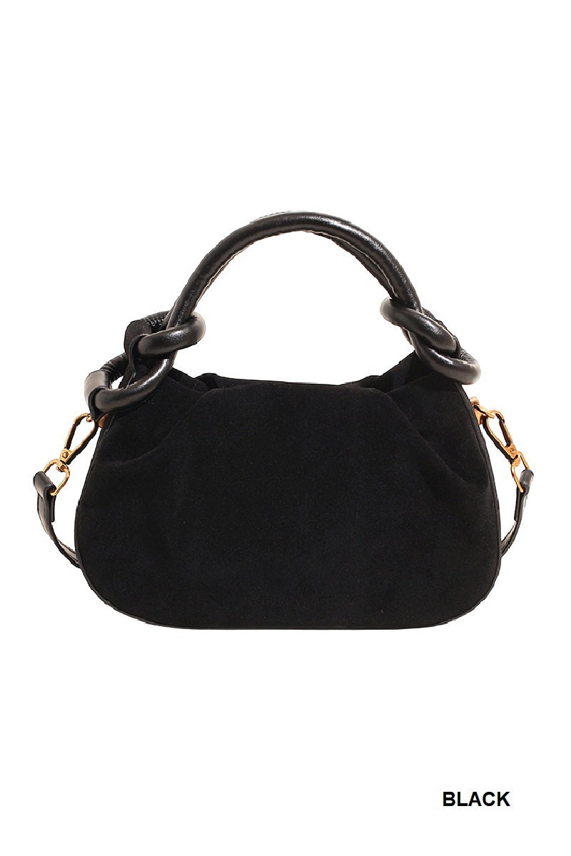 Rached Faux Suede Tote Bag