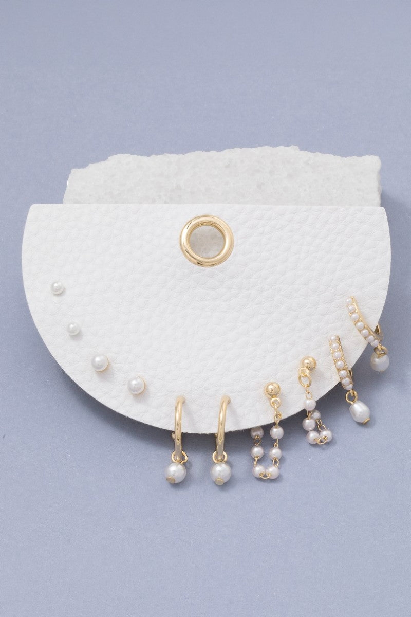 Mixed Hoop and Stud Set