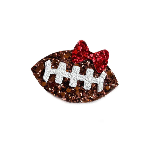 Kids Football with Bow Hair Accessory