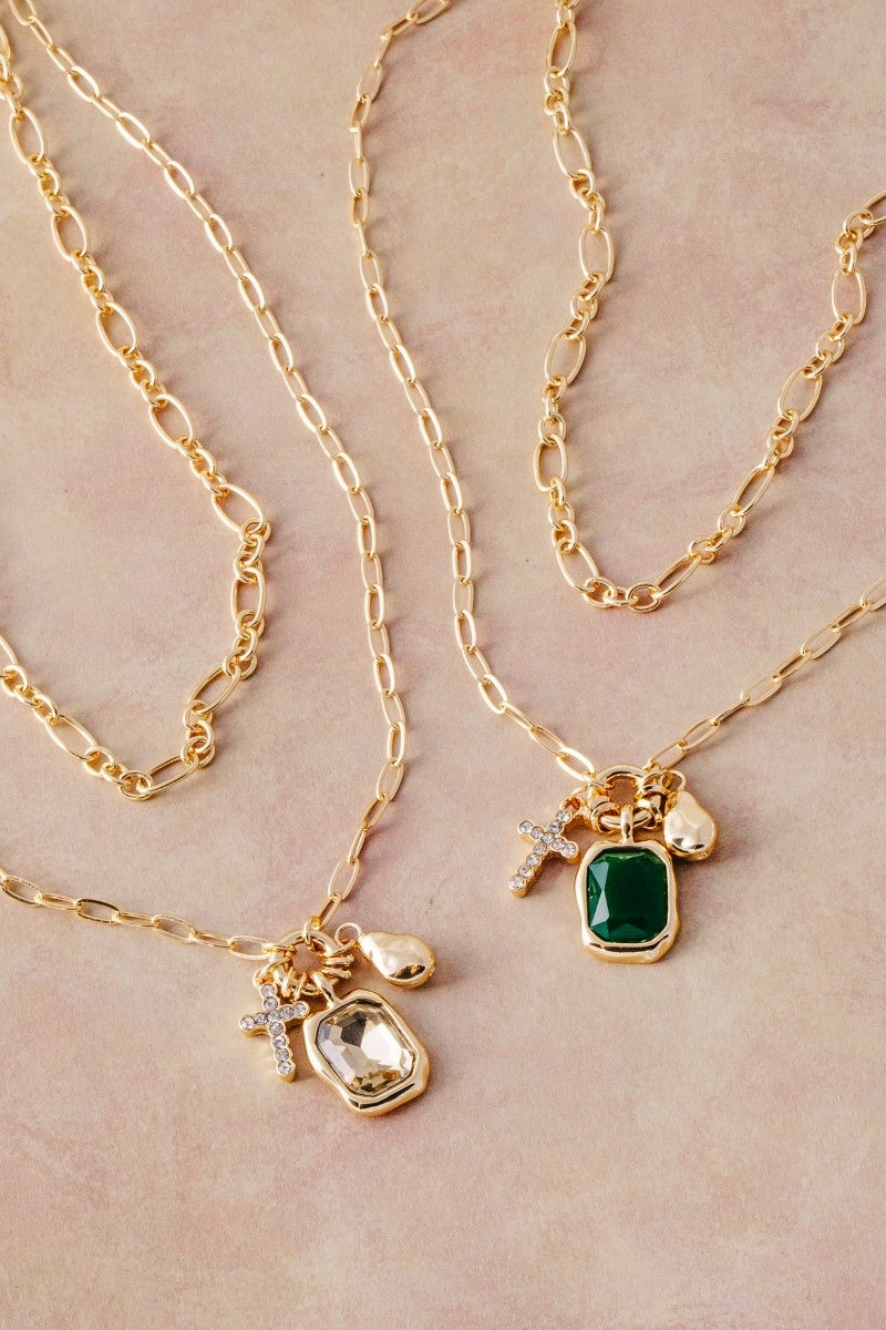 Layered Charm Necklace