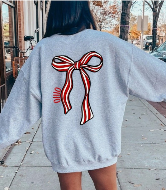 Ohio Bow Crewneck Sweatshirt