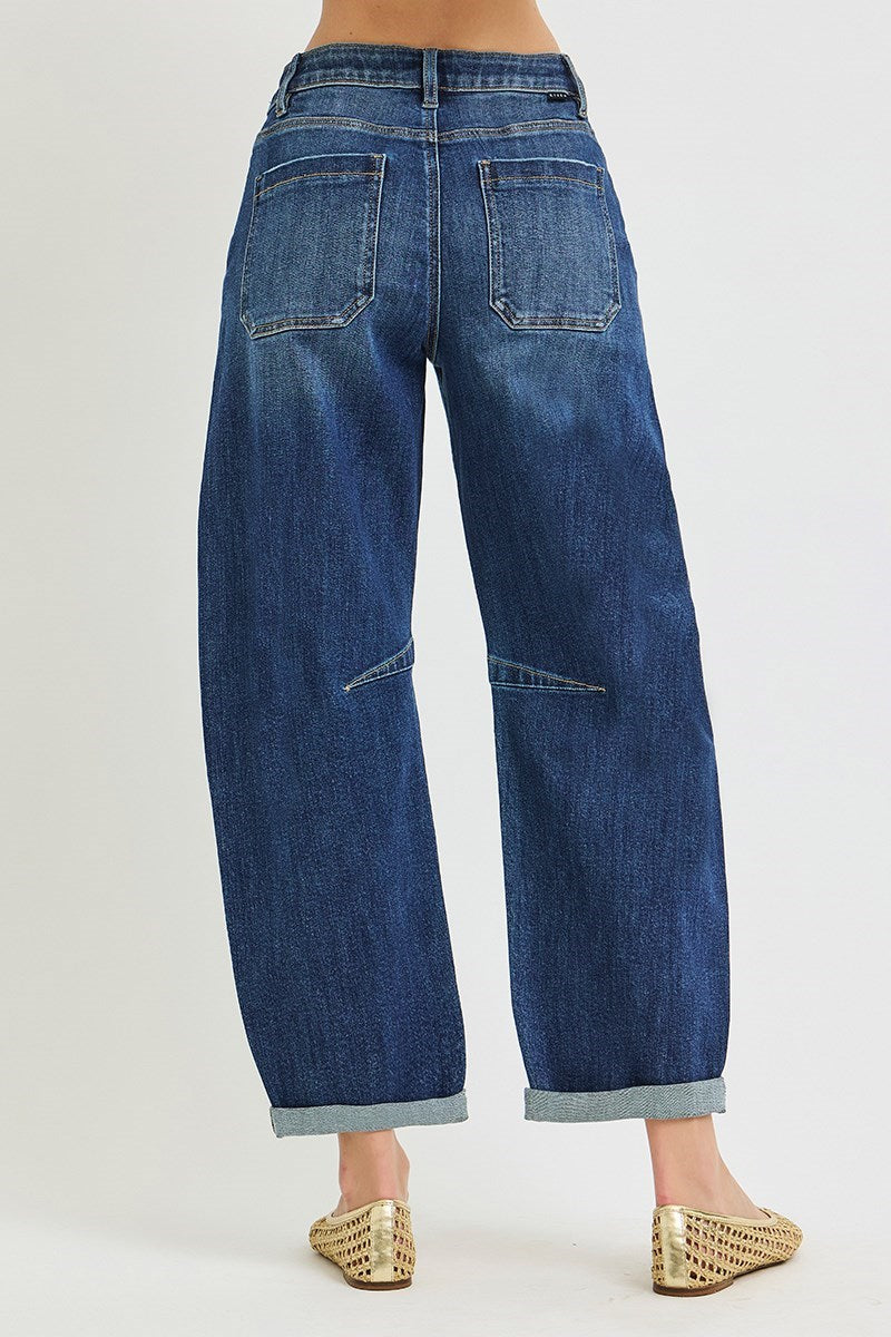 Risen Zuri Slouchy Crop Barrel Jean