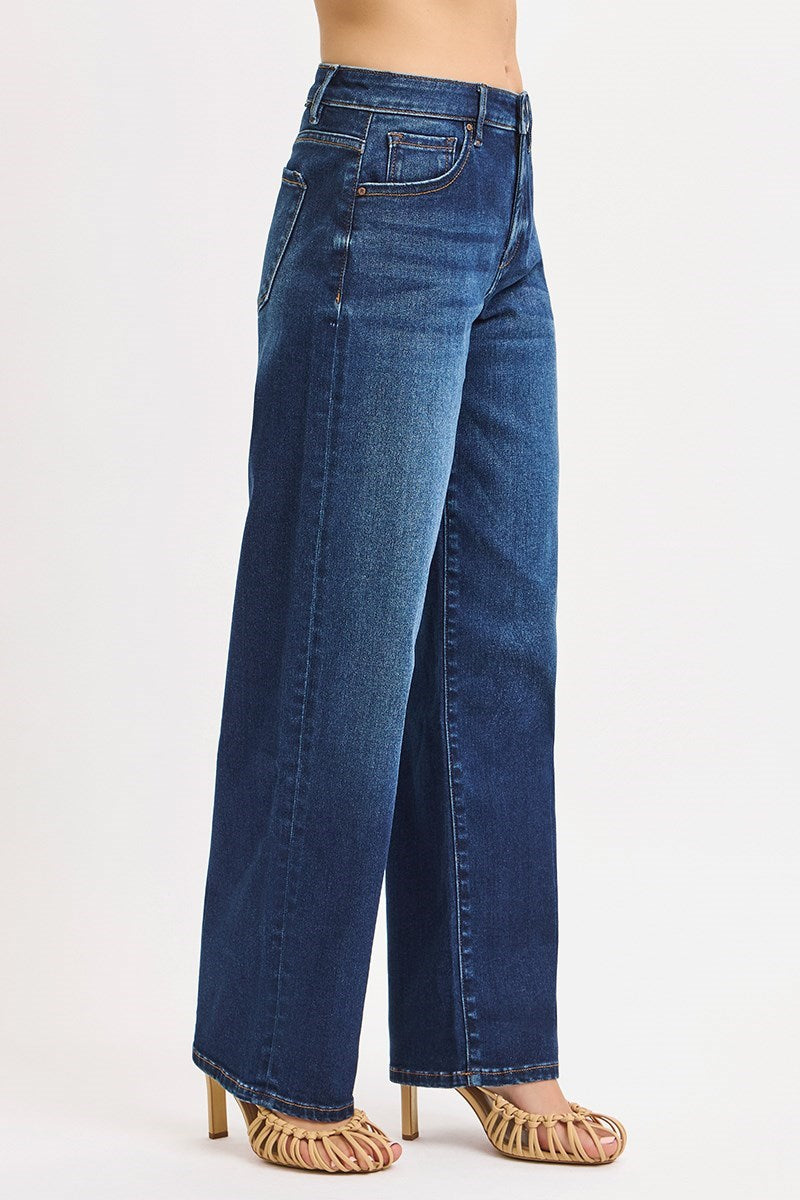 Aria Risen Mid Rise Baggy Jean