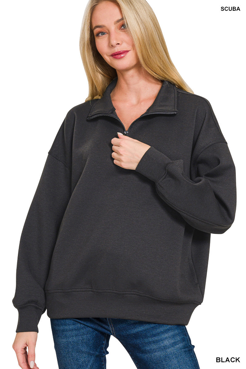 Scuba Half Zip Sweatshirt