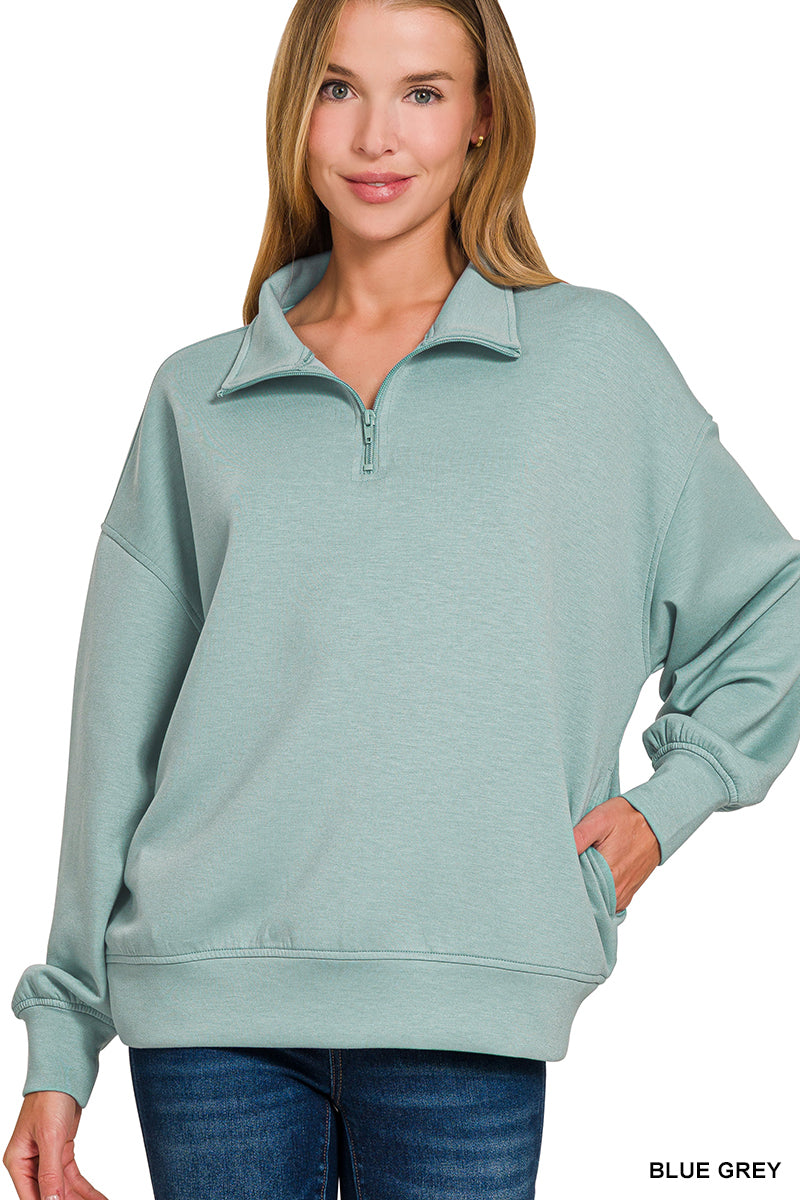 Scuba Half Zip Sweatshirt
