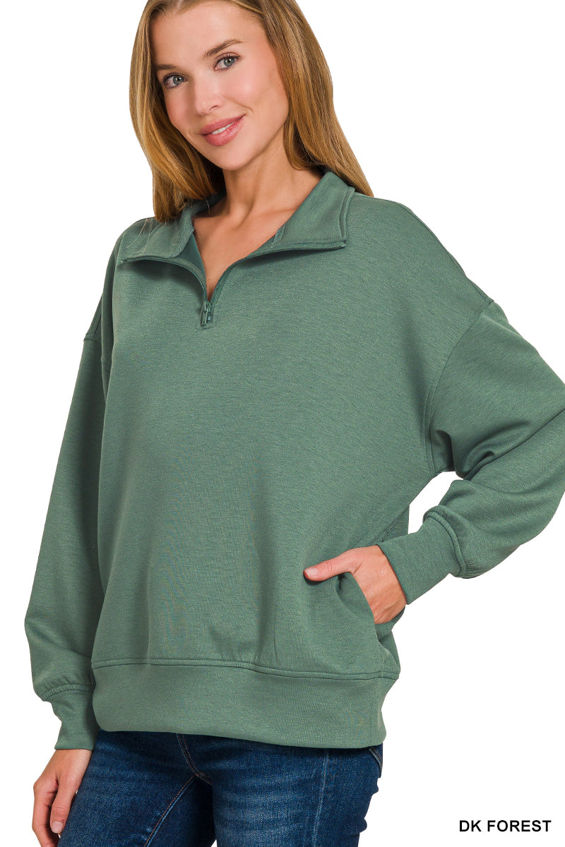 Scuba Half Zip Sweatshirt