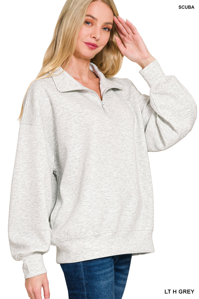 Scuba Half Zip Sweatshirt