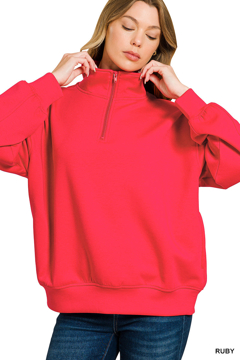 Scuba Half Zip Sweatshirt