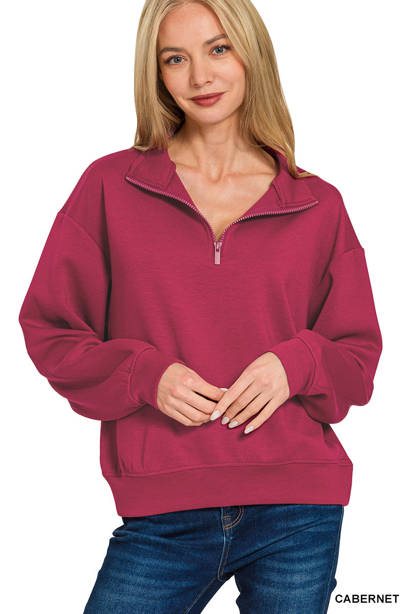 Scuba Half Zip Sweatshirt