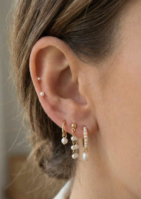 Mixed Hoop and Stud Set