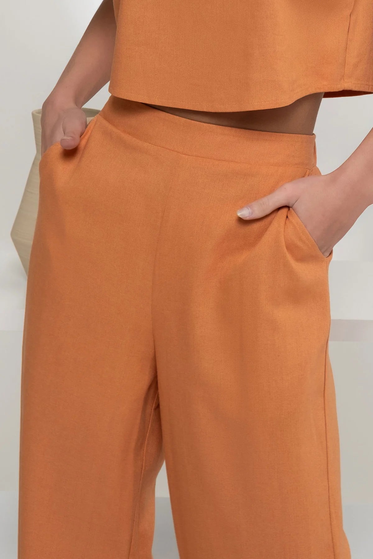 High Waist Wide Leg Pant