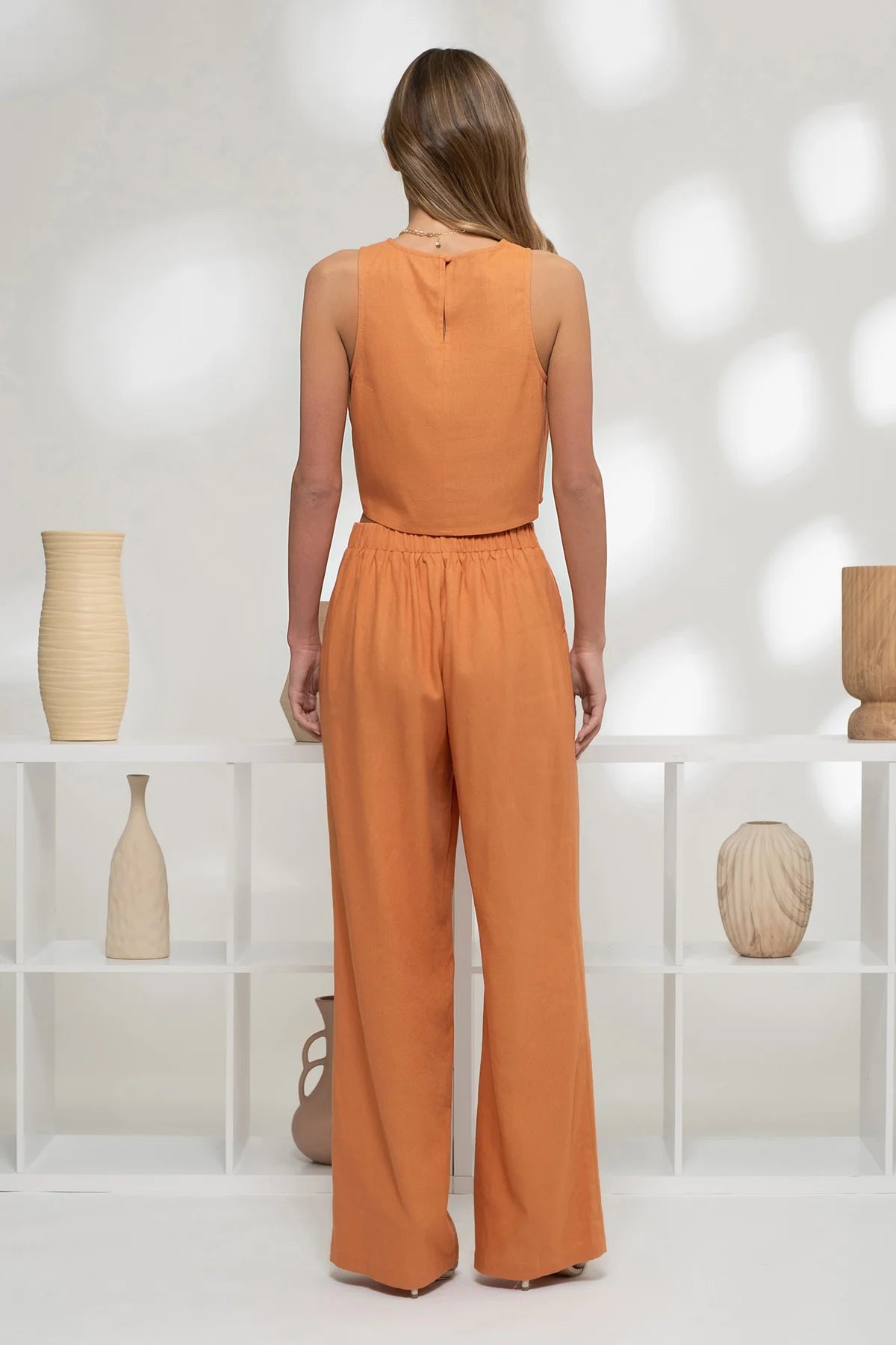 High Waist Wide Leg Pant