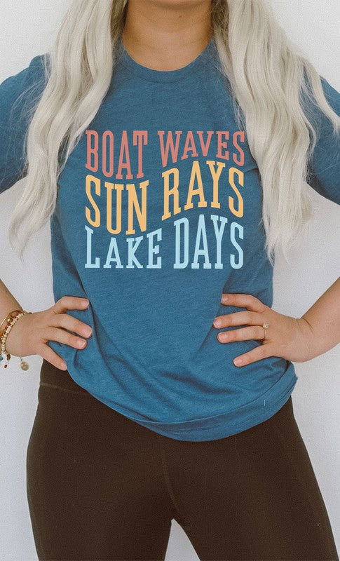 Boat Waves Graphic Tee