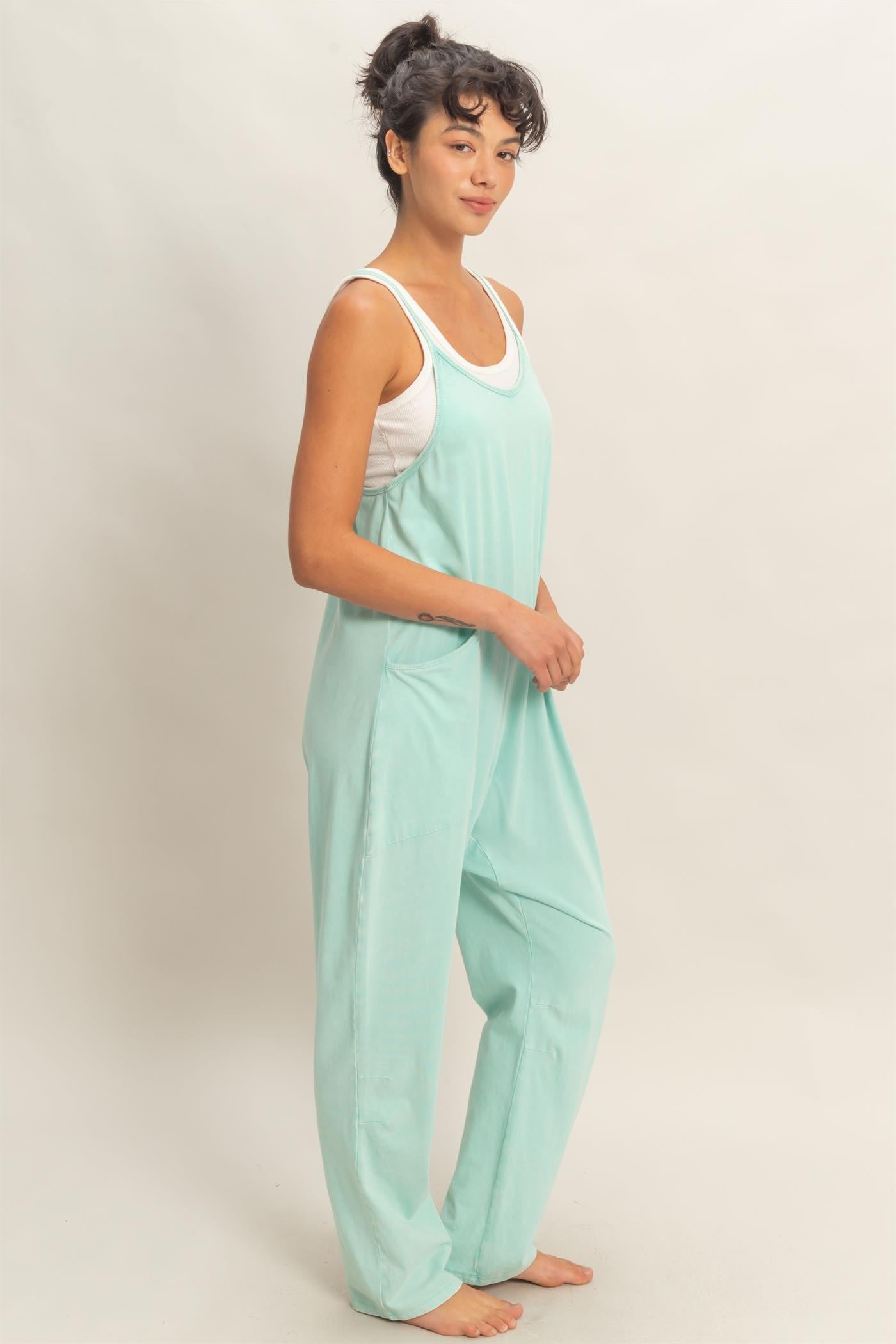 Mineral Wash Cami Jumpsuit