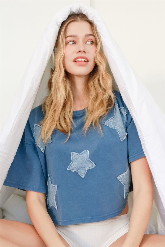 Patchwork Star Tee