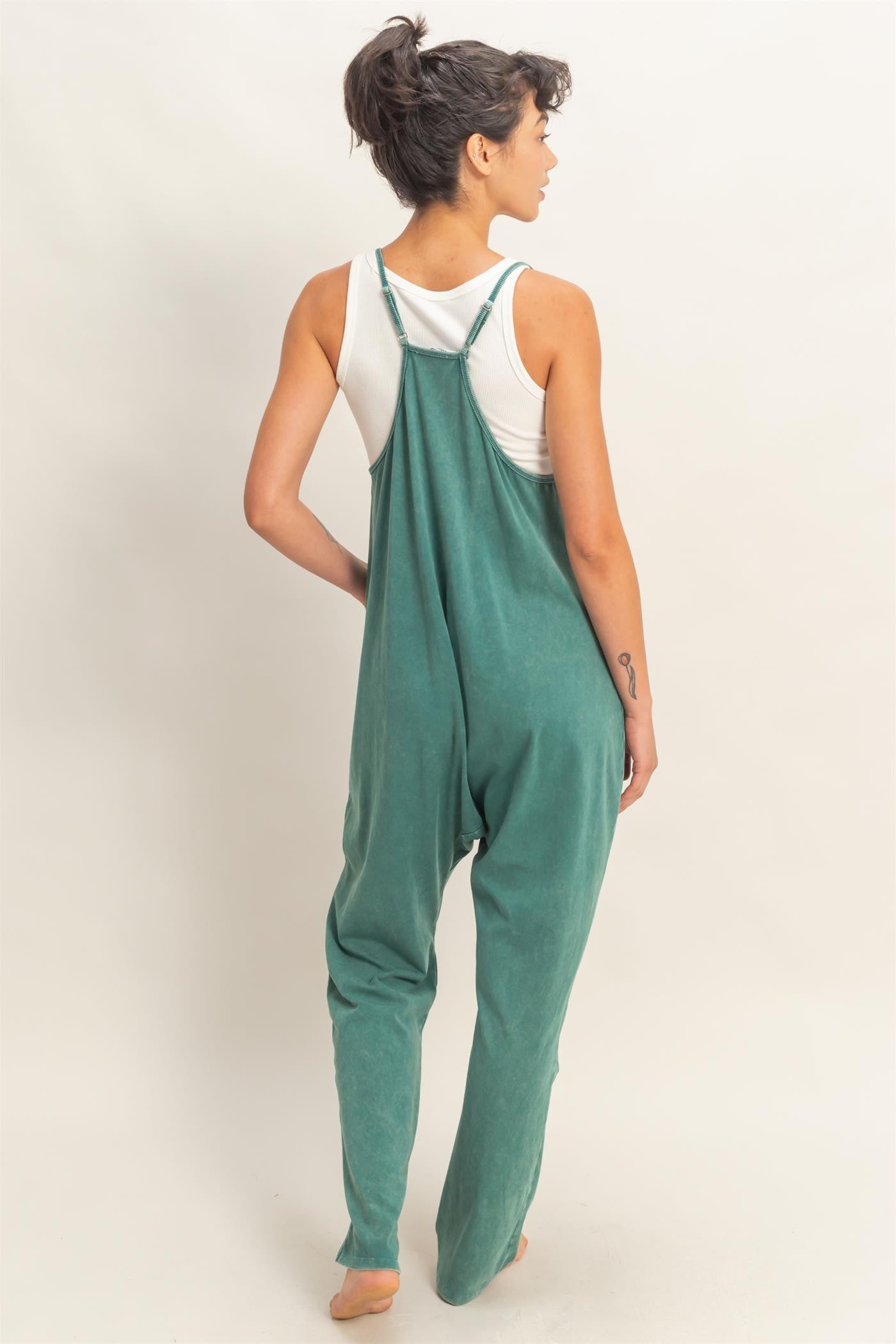 Mineral Wash Cami Jumpsuit