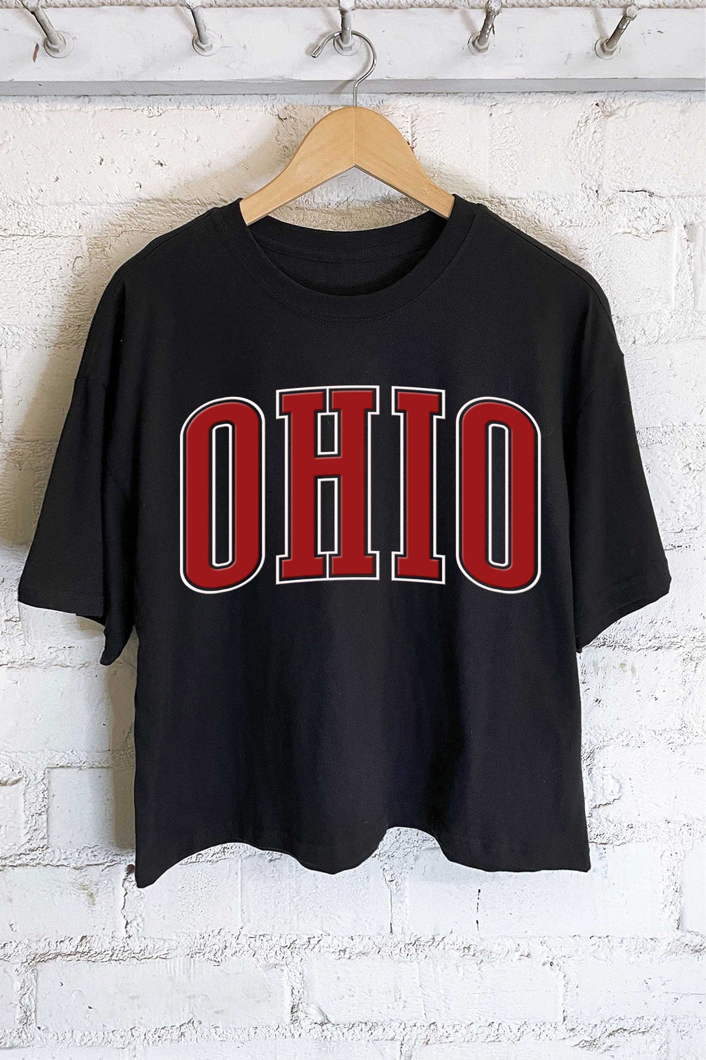Puff Ohio Graphic Cropped Tee
