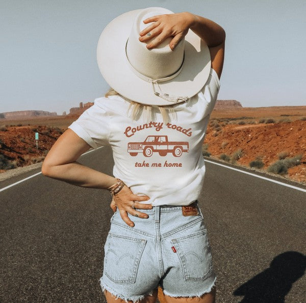 Country Roads Take Me Home Graphic Tee
