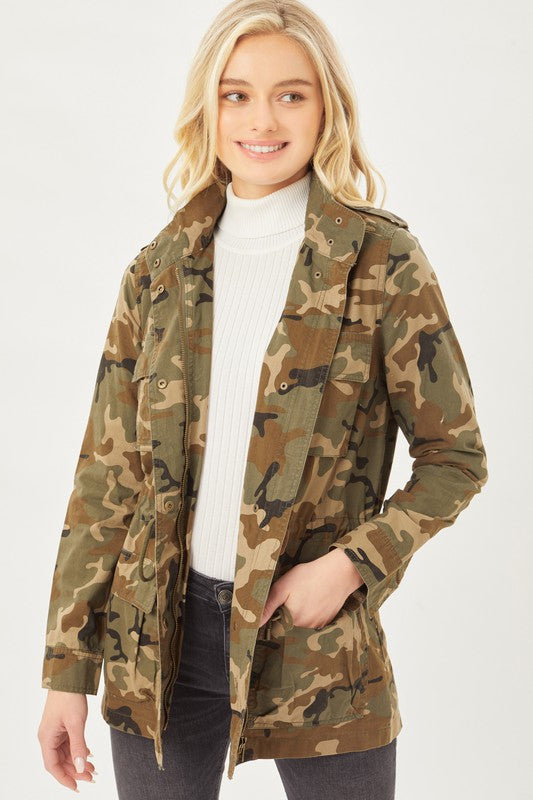 Camo Anorak Jacket