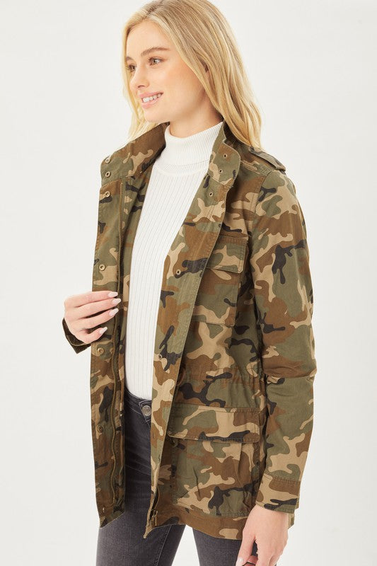 Camo Anorak Jacket