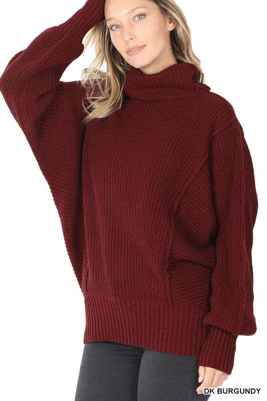 Oversized Turtleneck Sweater