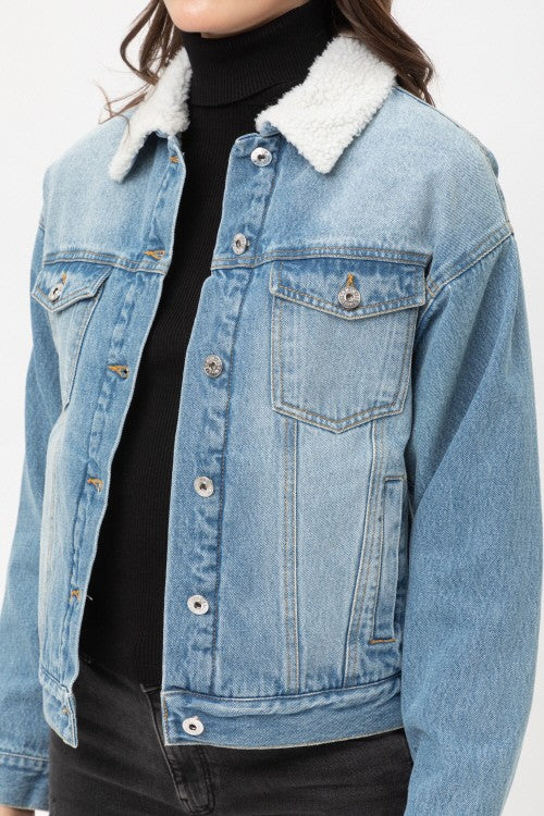 Sherpa Denim Jacket