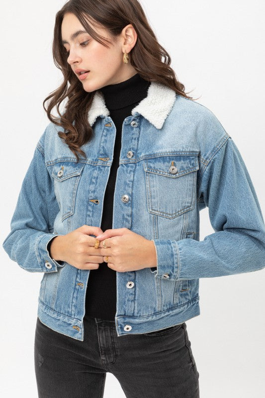Sherpa Denim Jacket
