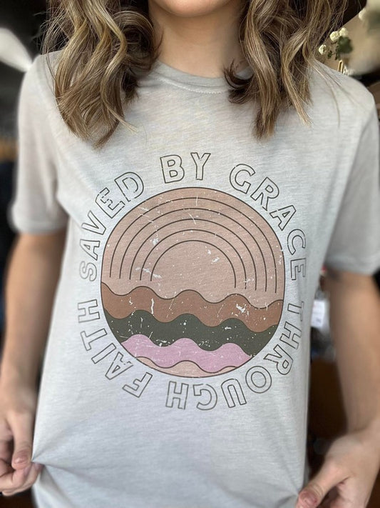 Saved By Grace Through Faith Tee