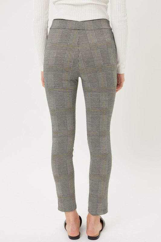 Plaid Ankle Pants