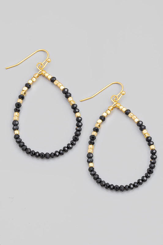 Beaded Teardrop Earrings