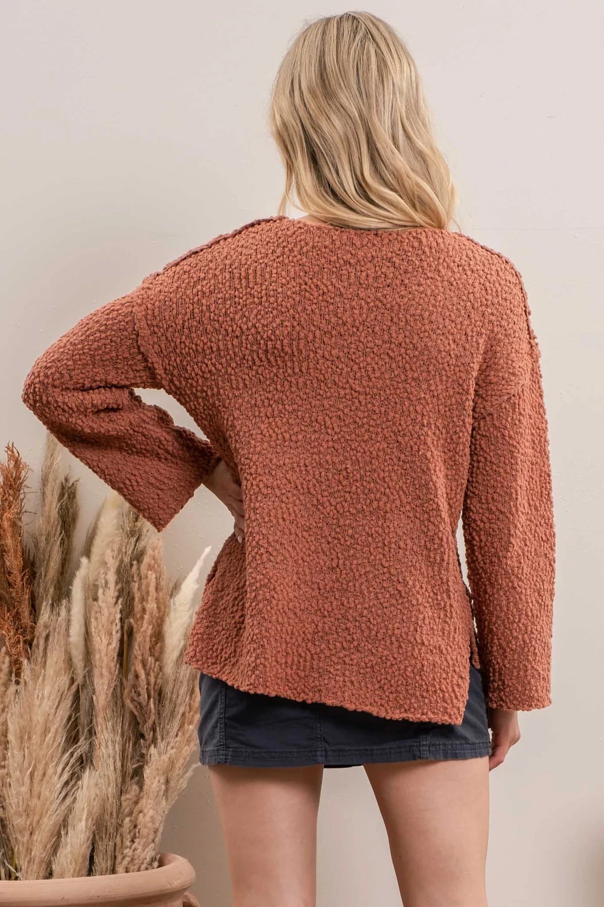 Cozy Textured Pullover Sweater