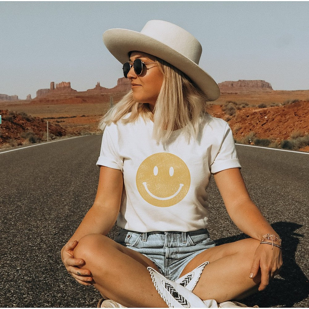 Smiley Face Graphic Tee