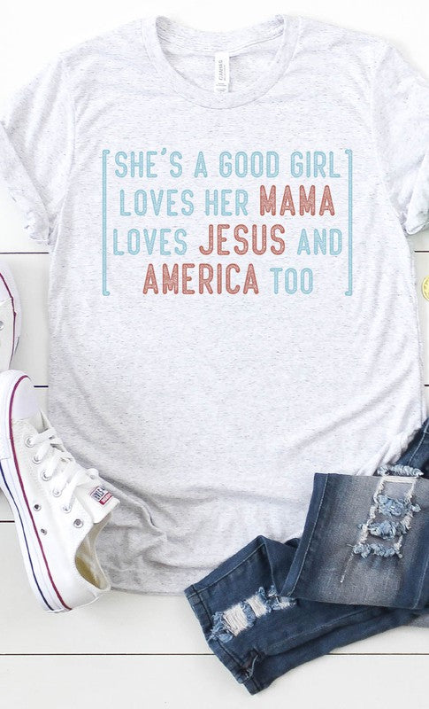 Shes A Good Girl Graphic Tee