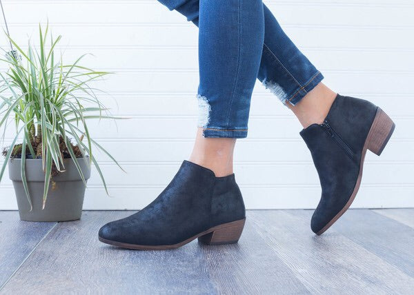 Black Ankle Booties