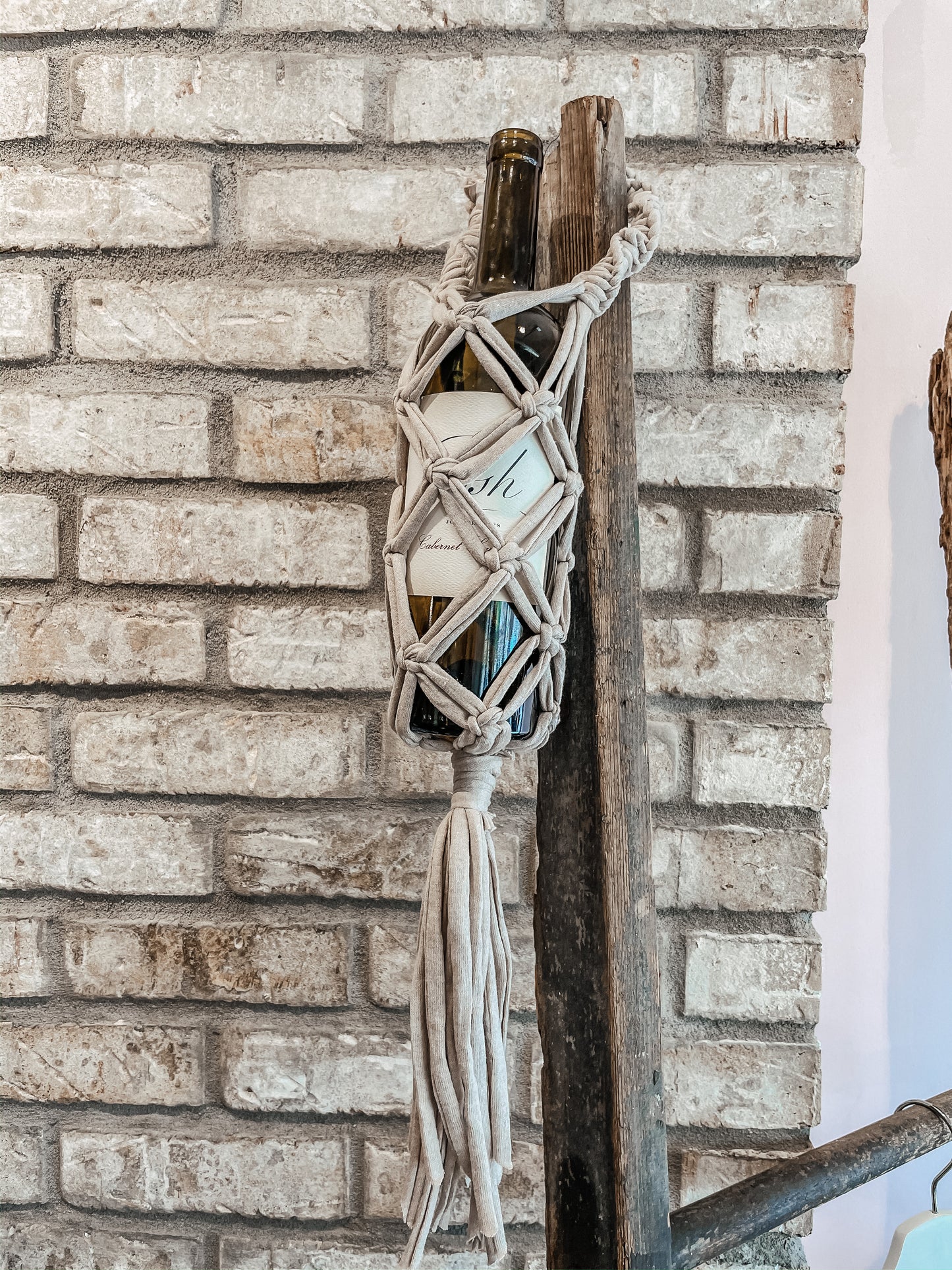 Handmade Macrame Wine Holder