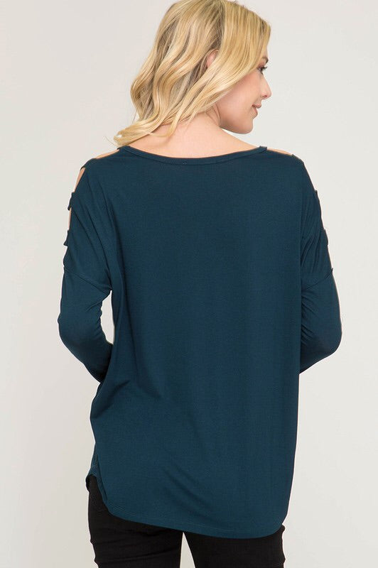 Strappy Long Sleeve Tee
