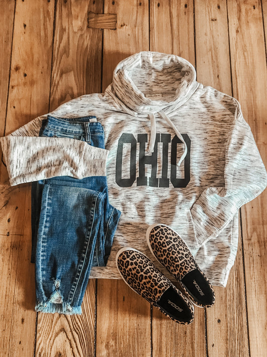 Ohio Funnel Neck Sweatshirt